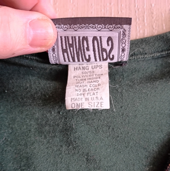 The Original Hang-Ups Deep Green V-Neck Fringe Tunic with Multicolor Embroidery - Picture 6 of 7